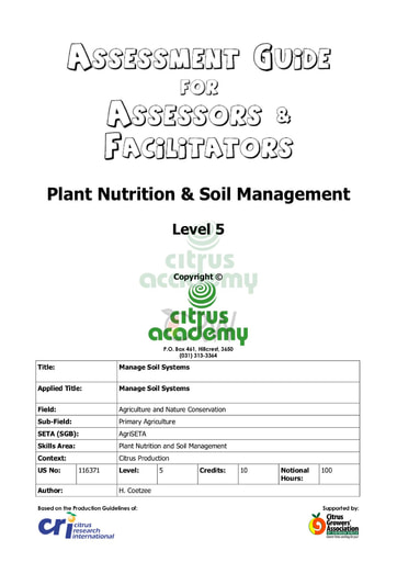 Assessment Guide for Assessors