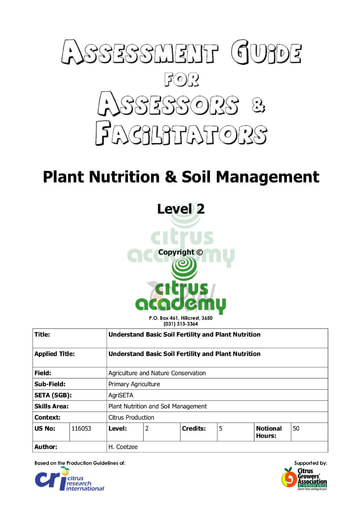 Assessment Guide for Assessors