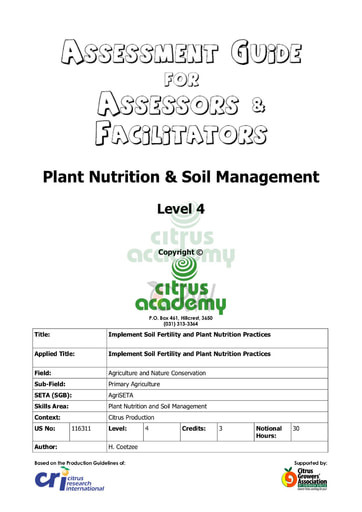 Assessment Guide for Assessors